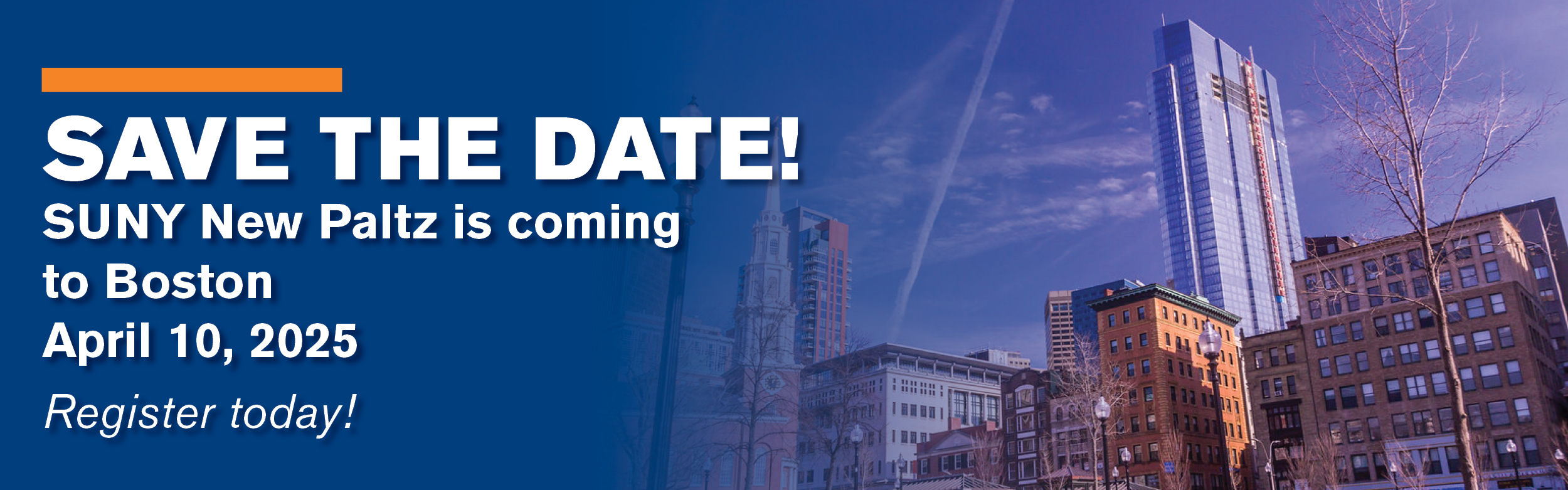 Save the Date - Boston April, 2025